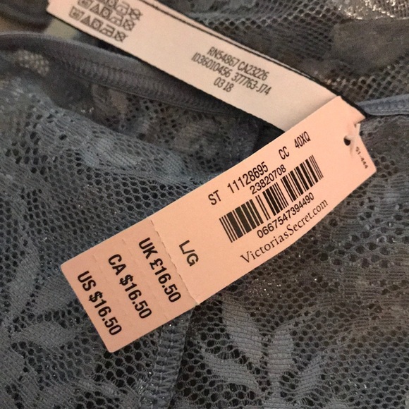 New VS DA Floral Lace-trim Hipster Thong Panty - Picture 4 of 6